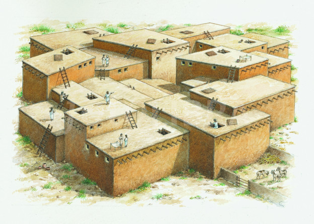 Catal Hoyuk Settlements 7500BC